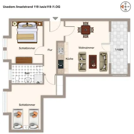 Inselstrand Inselstrand 119 * Ostseebad Heringsdorf
